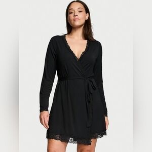 Victoria's Secret Modal Lace Trim Robe